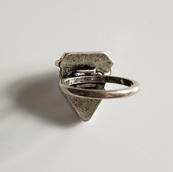 Aurora Borealis silver ring, rainbow ring - Picture 6 of 6